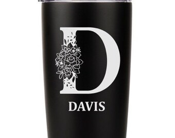 Personalized Name Laser Engraved Insulated Tumbler.