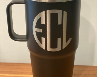 Monogram Laser Engraved Yeti Tumbler