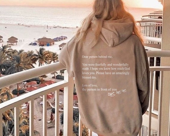 Back Sweatshirt/hoodie Jesus 