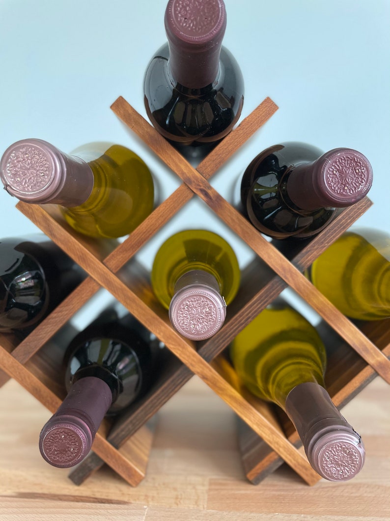 Wine Cellar Racks JHY Design Iron Holds Bottles, Rustic