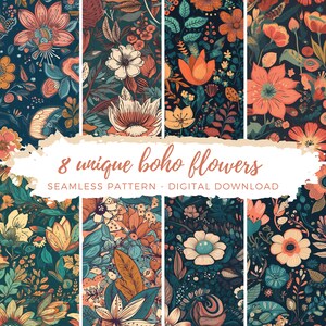 Boho Flower Pattern: Bring a Natural Touch to Your Designs