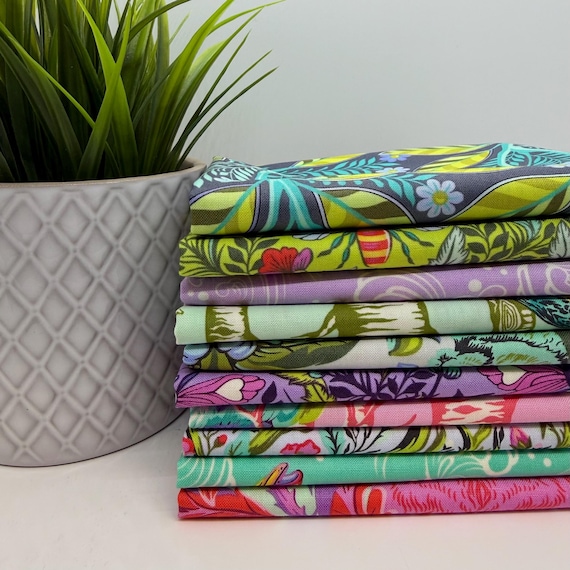 Full Moon Forest II 10 Piece Fat Quarter Bundle by Tula Pink for Free Spirit Fabrics  *shop cut*