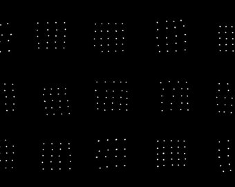 First Light Ghost Saltines Tiny Polka Dots Black -- 1/2 Yard Cut | Ruby Star Society | RS5047 11