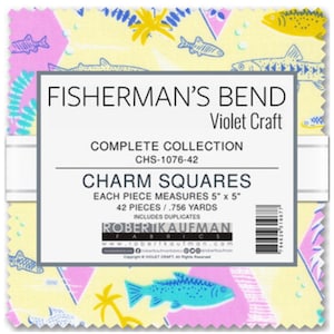 Fisherman’s Bend | Violet Craft | Charm Squares | CHS-1076-42 PC | Robert Kaufman