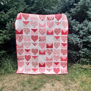 Love Letters Quilt Kit -- 62” x72” Throw Size