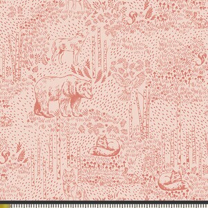 Awaken Forest Rose -- 1/2 Yard Cut | Woodland Keeper | Maureen Cracknell for Art Gallery Fabrics | WKP79514