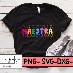 Maestra SVG in stacked font