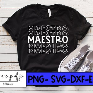Maestro in repeat font