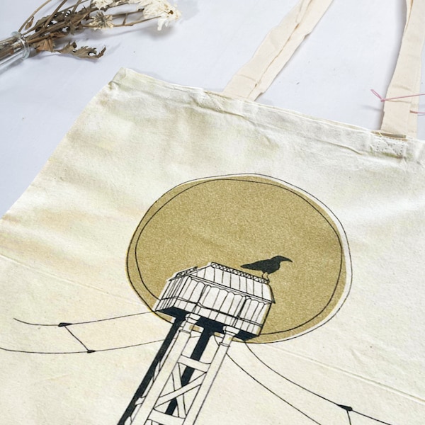 Sérigraphie Tote Bag "Vue d'en haut"