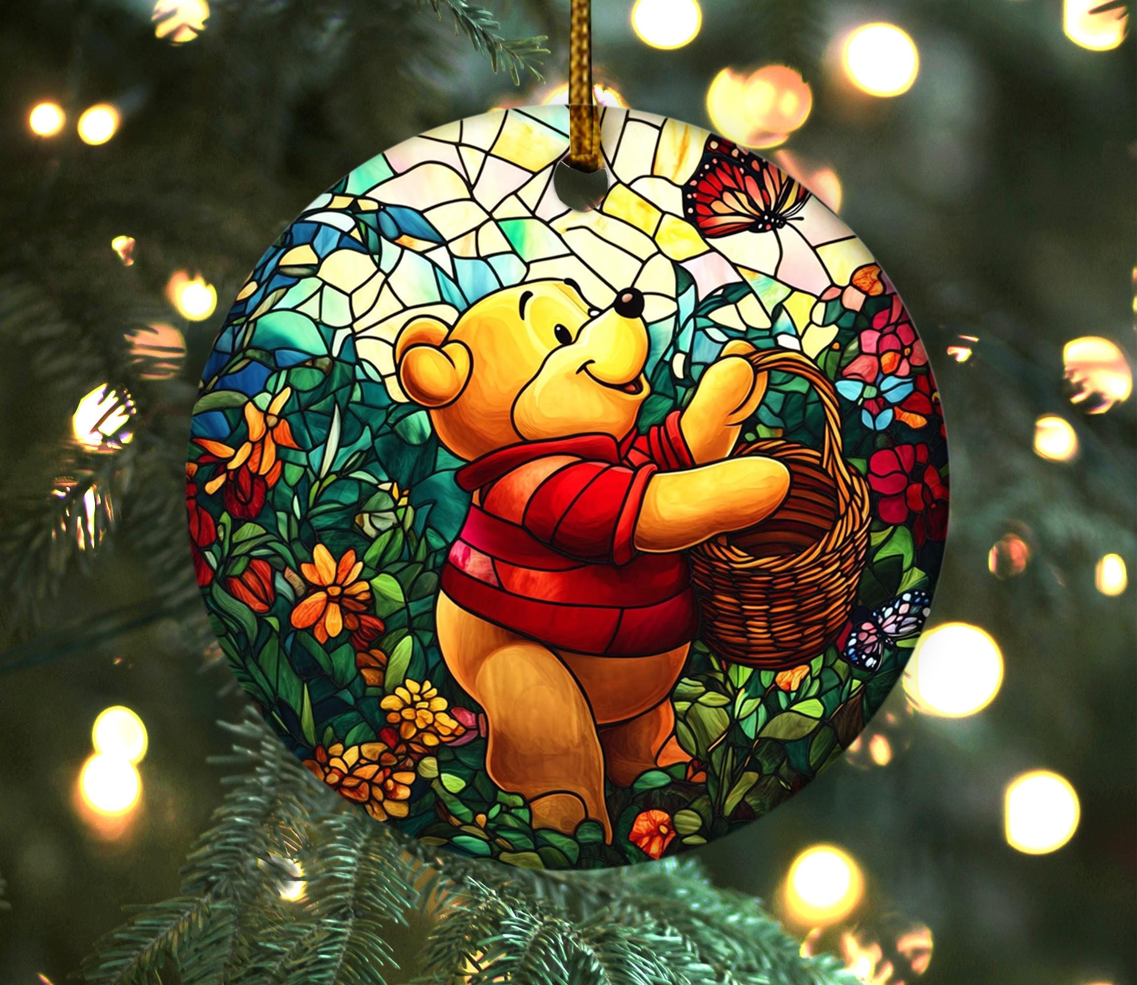 Pooh Stained Glass Light - Etsy