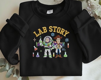 Lab Week 2026 Embroidered Sweatshirt– Lab Story, Medical Technologist Gift Y-05012613