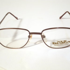Nue Design Moda Italiana Designer Eyeglass Frames Bronze 2298 51-18 140 Lot 859