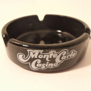 Vintage Monte Carlo Casino Riviera Room Advertising Ashtray Trinket Dish L125