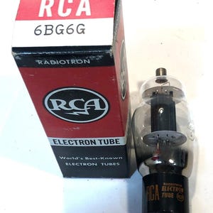 RCA 6BG6G Rectifier Electron Radio Amplifier Vacuum Tube TV-7 Tested T256