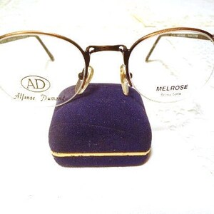 Melrose Eyeglass Frames Vintage  Bronze Dumont 49-20 135 Lot 49 New Old Stock