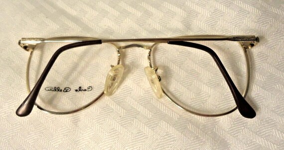 Vintage Carlo Bellini Paris Eyeglass Frame Gold B… - image 3