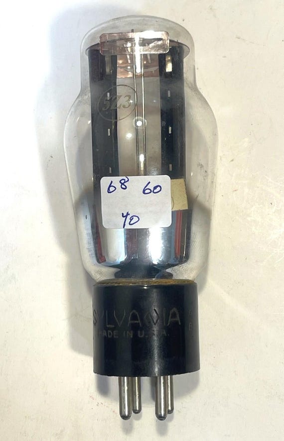 5Z3 Sylvania Rectifier Electron Amplifier Radio Vacuum Tube TV7