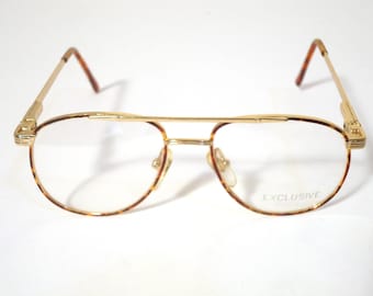 Exclusive Eyewear Smaller Aviator Style Eyeglasses Frames 44-14 130 Lot A29