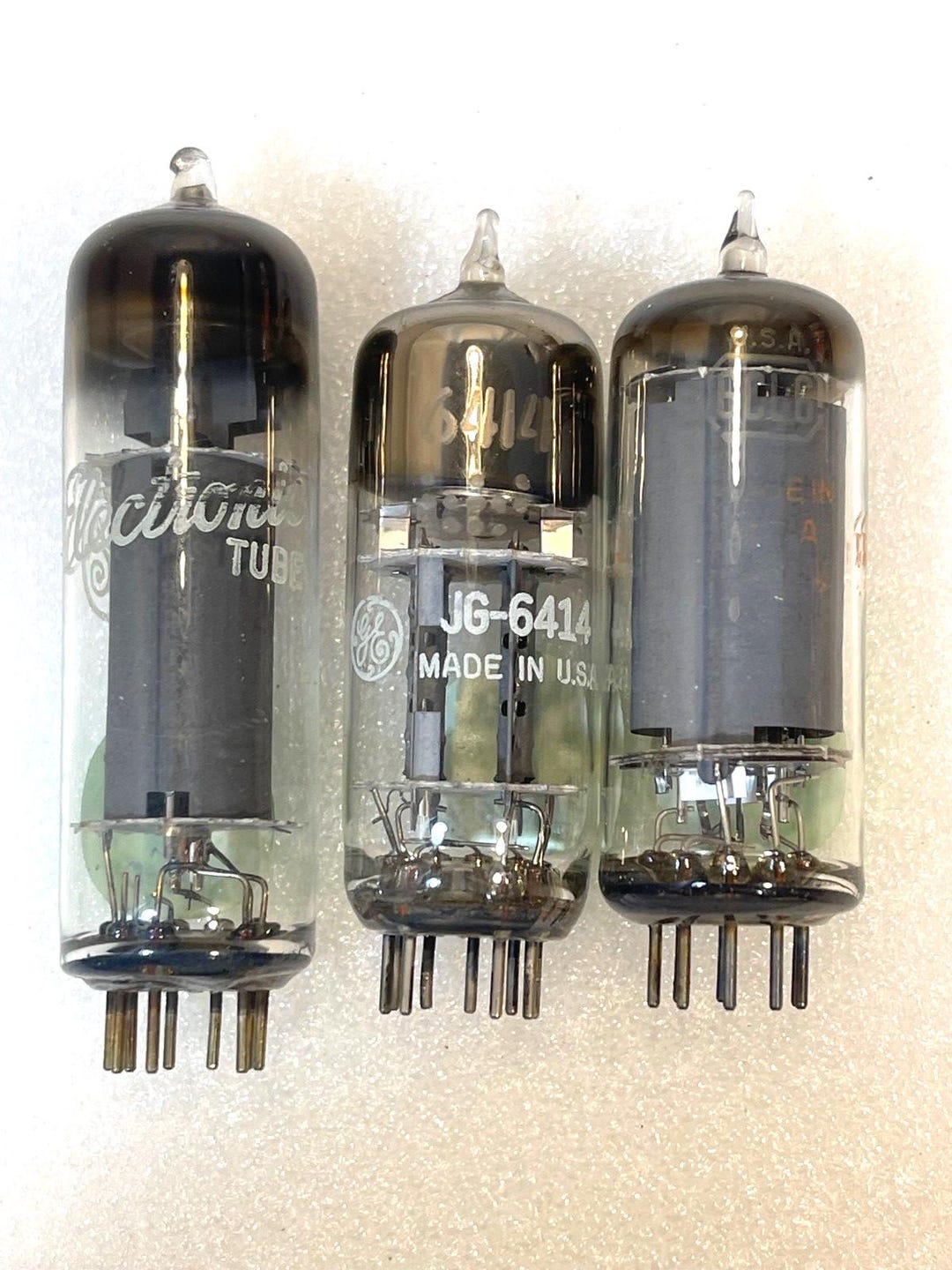 6BQ5 JG-6414 6CL6 Radio Amplifier Electron Vacuum Tubes GE Rca TV-7 ...