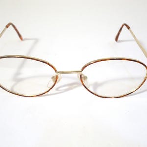 Metal Eyeglass Frames Model M98216 Gold Demi Amber 49-19 140 Lot 907