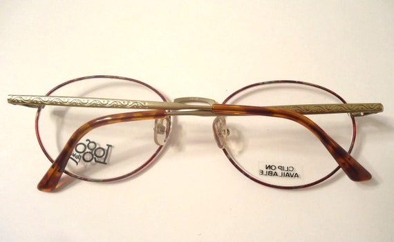 Logo Paris France Eyeglass Frames LM 828 Antique … - image 2