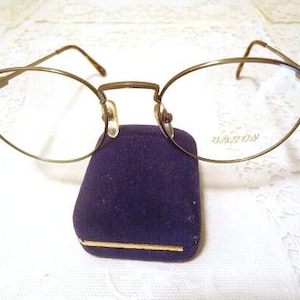 Vintage Baron A6055 Eyeglass Frames Antique Silver 52/20 140 Lot 229A