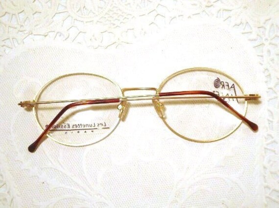 Logo Paris Aero Line Designer Eyeglass Frames Amber Tortoise Lot
