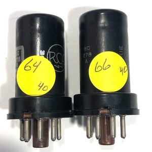 2 RCA 6SJ7Y VT-116-B Electron Radio Amplifier Vacuum Tube TV-7 Tested T414