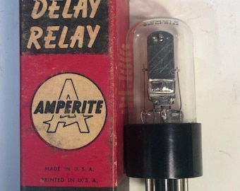 Vintage Amperite 26NO15 15 seconden vertraging relais versterker radio vacuümbuis NOS