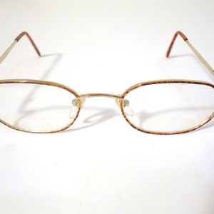 Metal Eyeglass Frames Model M9606 Gold Demi Amber 50-19 140 Lot 908