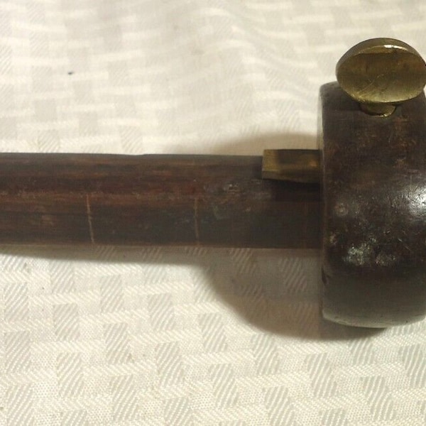 Antique Wooden Rosewood Scribe Marking Gage Patent 1873 Old Tool
