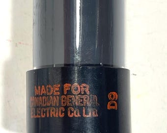 Smoked Glass 6SN7 Electron Amplifier Radio Vacuum Tube Canadian TV-7 Tested B63