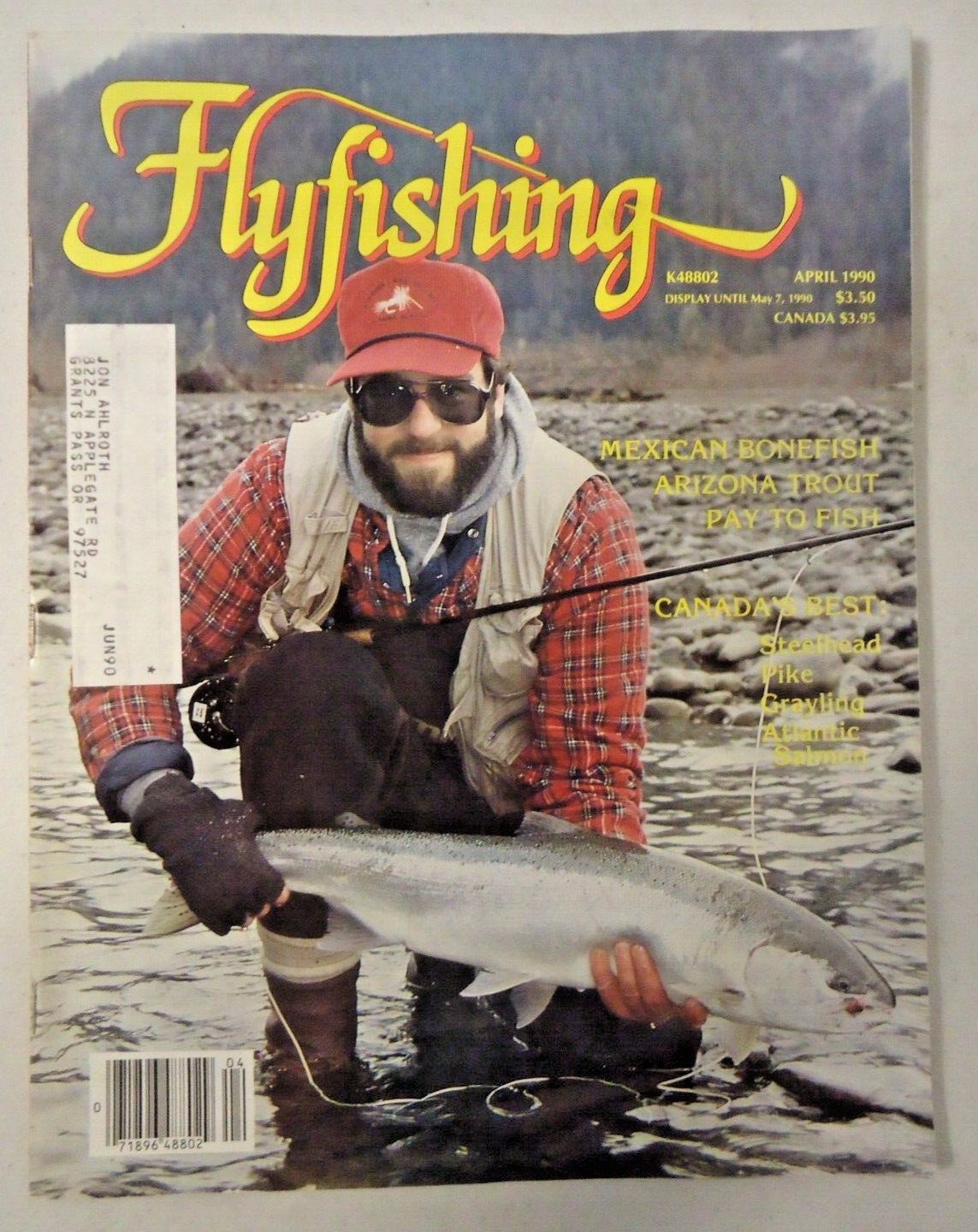 Vintage Fly Fishing Magazine Fly Tying April 1990 