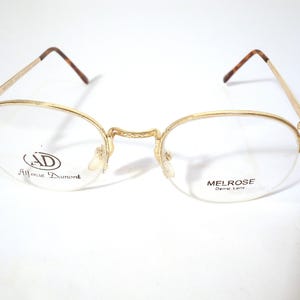 Alfonse Dumont Melrose Eyeglass Frames Gold Tortoise 49-20 135 Lot 50B Vintage