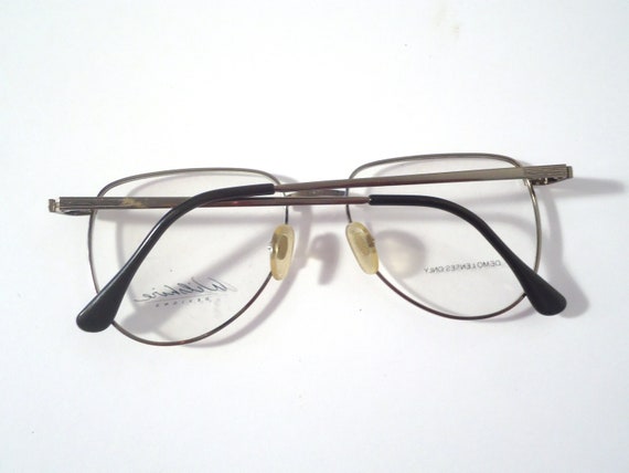 Wilshire Designs Eyeglass Frames Silver Black Siz… - image 3