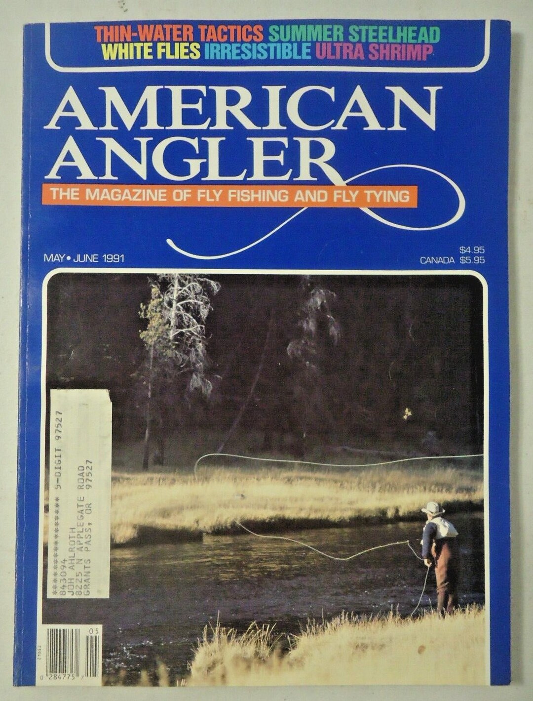 American Angler Magazine Back Issue May - June 1991 Fly Tyer - Etsy
