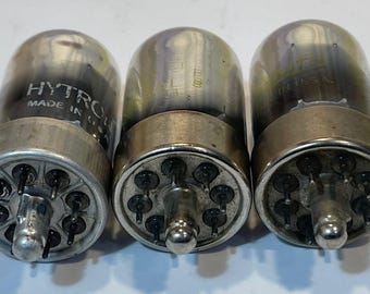 3 tubos de vacío para radio amplificadores electrónicos vintage 7AF7 14AF7 TV-7 probados A40