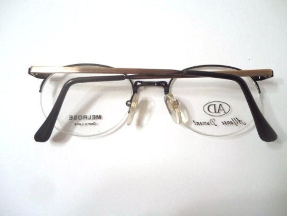 Alfonse Dumont Melrose Eyeglass Frames Antique Br… - image 2
