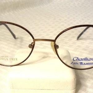 Vintage Charmant Eyeglass Frames Titanium Multi Red 53-18 135 7606  Lot C12