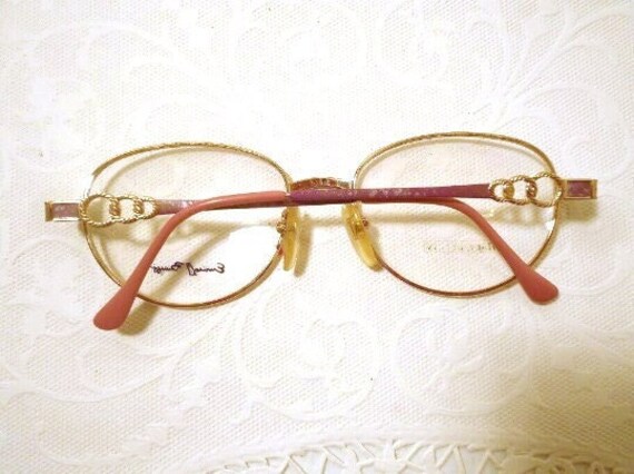 Montures de lunettes de créateur Enrico Biaggi Italie Grandes 53