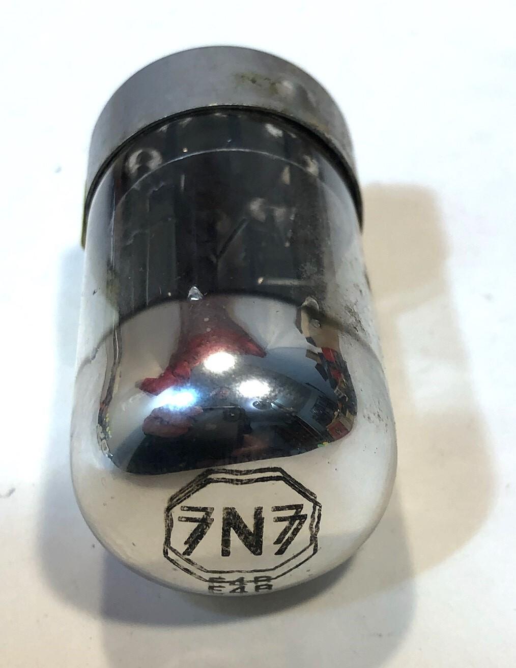 ヴィンテージ Tung Sol 7N7 電子ラジオアンプ 真空管 TV-7 テスト済み