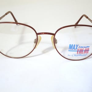 Charmant Max Color Designer Eyeglass Frames 4709 Burgundy 51-18 135 Lot 959