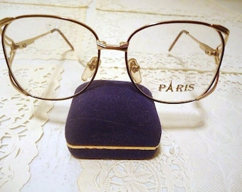 Lunettes De Vue MOREL - Double OR 14KGF, Monture Dorée Fait-main, Neuves Avec étiquettes