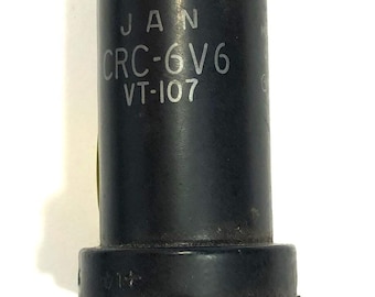Amplificador de radio electrónico RCA 6V6 vintage, tubo de vacío TV-7, probado en T265