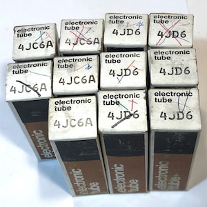 11 RCA Penncrest 4JD6 4JC6 Electron Vacuum Radio Amplifier Tubes in Boxes T168