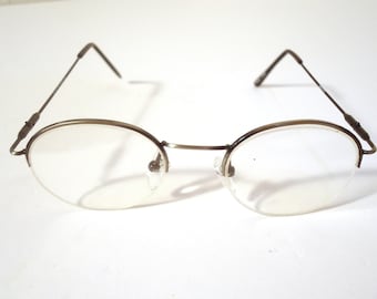 Monturas metálicas para gafas modelo M98238, peltre, 47-18, 135, lote 897