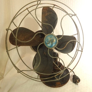 Vintage Emerson 2450-H Electric Fan Heavy Duty Parts or Restore Project