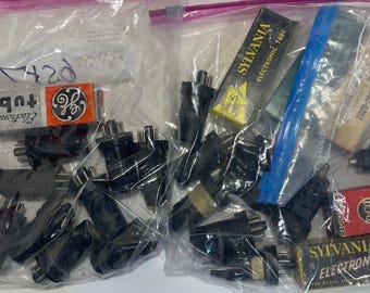 13 6SK7 15 6K7 Elektronenversterker Radio Vacuümbuizen Sylvania RCA GE A52