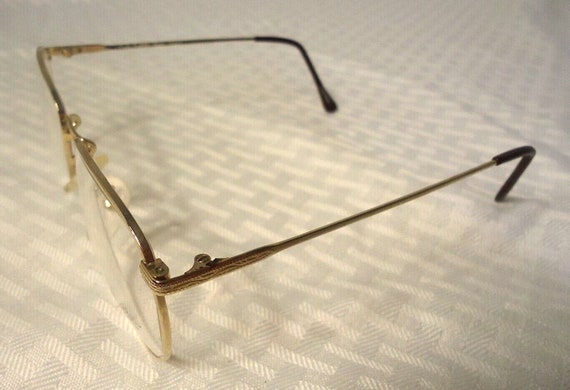 Vintage Carlo Bellini Paris Eyeglass Frame Gold B… - image 2