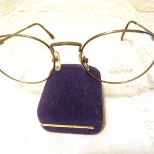 Vintage Baron A6055 Eyeglass Frames Antique Silver 50/20 140 Lot 229